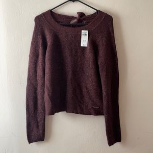 NWT Abercrombie & Fitch Maroon Sweater